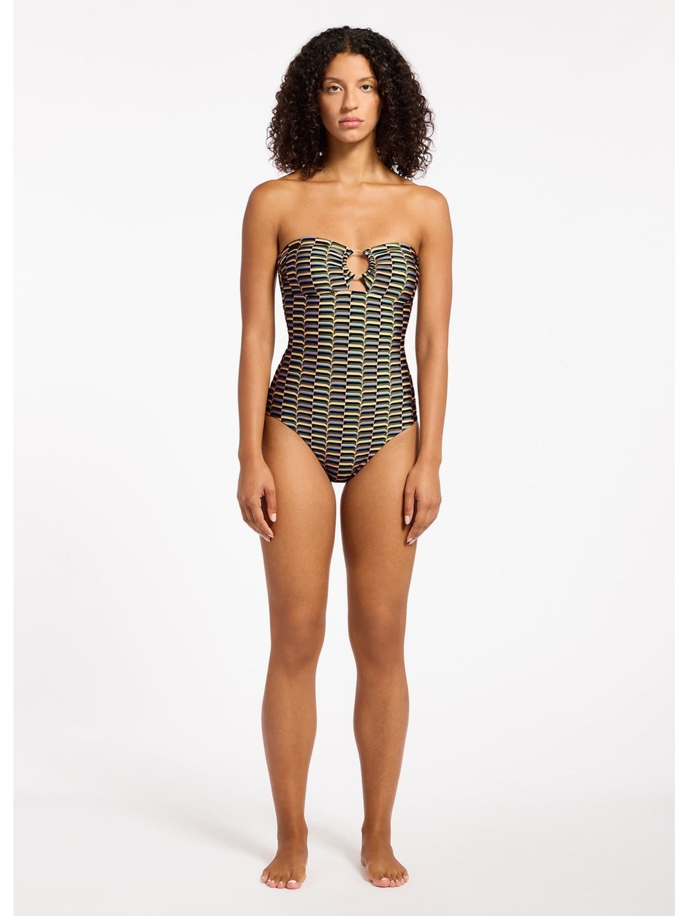 Jets australia URBAN GEO BANDEAU ONE PIECE